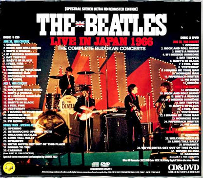 Beatles / Live in Japan 1966 Budokan Concert Complete Edition Remastered with the latest AI technology Japan 1966 Special Stereo Ultra HD Remaster Edition