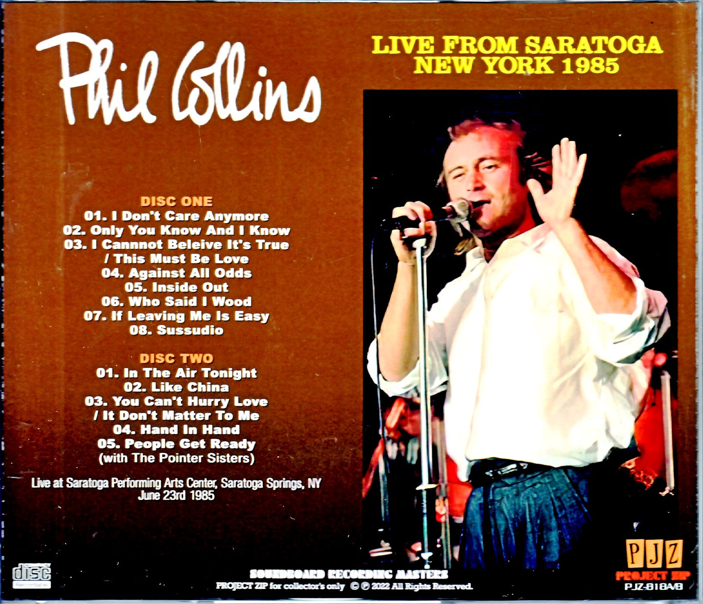 Phil Collins/NY,USA 1985