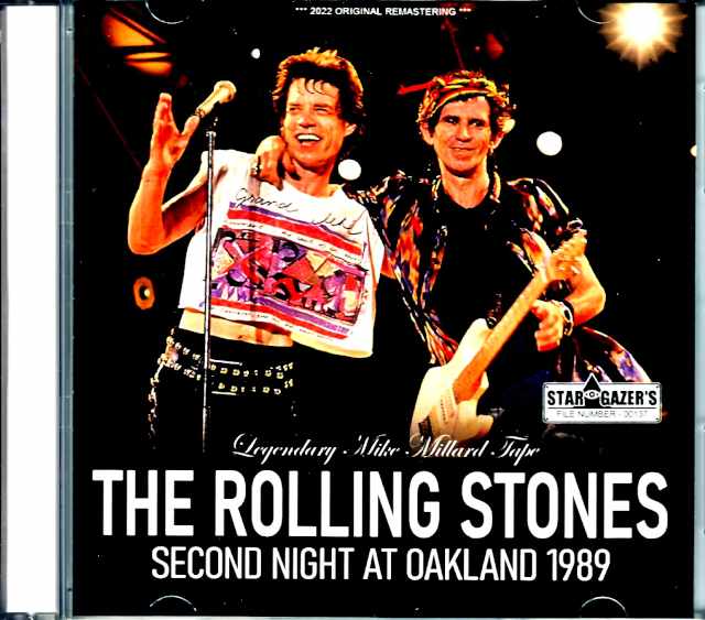 Rolling Stones/CA,USA 11.5.1989 Mike Millard 1st Generation Tapes