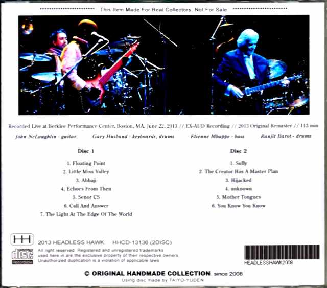 John McLaughlin & the 4th Dimension John McLaughlin/MA,USA 2013