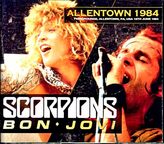 Scorpions Bon Jovi Scorpions Bon Jovi/PA,USA 1984