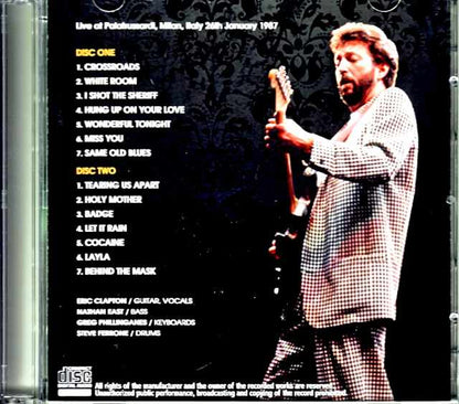 Eric Clapton/Italy 1987