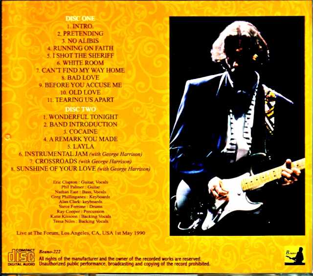 Eric Clapton/CA,USA 5.1.1990 Upgrade