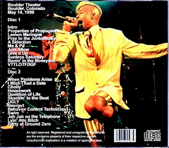 Fishbone Fishbone/CO,USA 1999