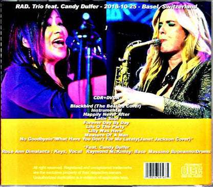 RAD. Trio Candy Dulfer Candy Dulfer/Switzerland 2018 S & V