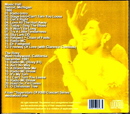 Aretha Franklin/MI,USA 1986 & more