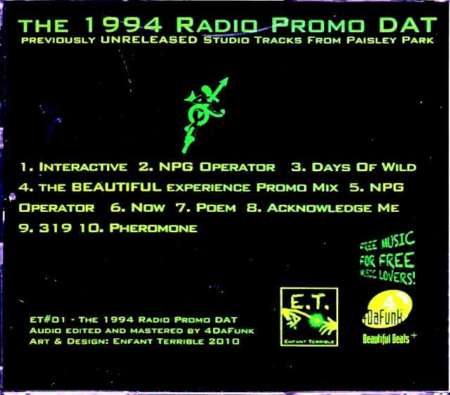 Prince/The 1994 Radio Promo DAT