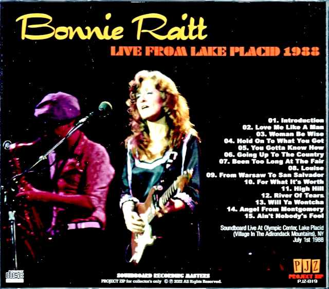 Bonnie Raitt/NY,USA 1988