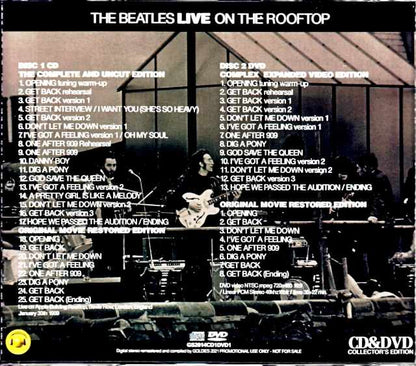 Beatles The Beatles/Rooftop Concert Complete Edition England, UK 1969 S & V Complete and Uncut Edition