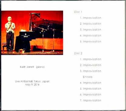 Keith Jarrett Keith Jarrett/Tokyo,Japan 5.9.2014 Complete