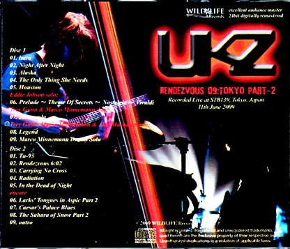 Eddie Jobson UKZ Eddie Jobson/Tokyo,Japan 6.11.2009 Complete