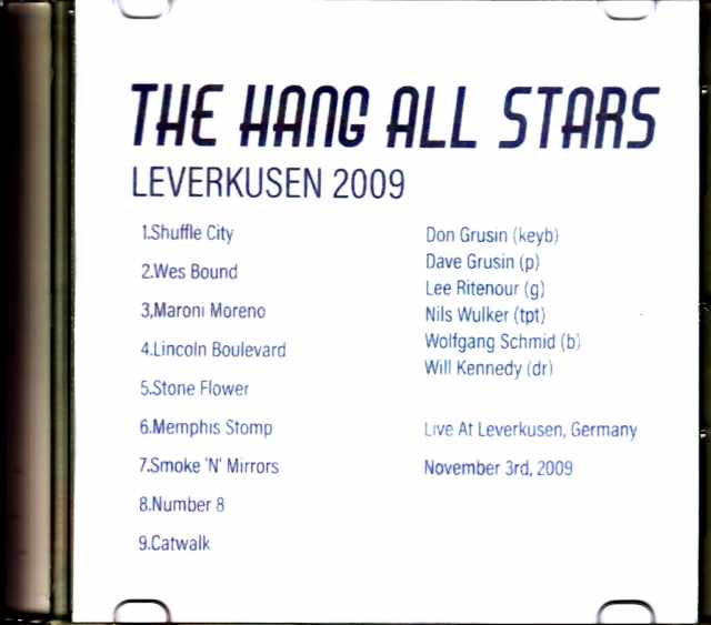 Dave Grusin Lee Ritenour Hang All Stars Dave Grusin Lee Ritenour/Germany 2009