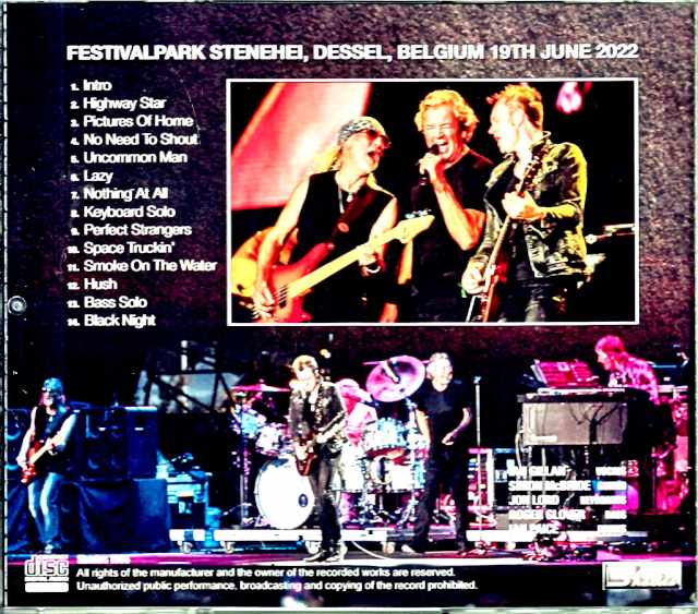 Deep Purple/Belgium 2022