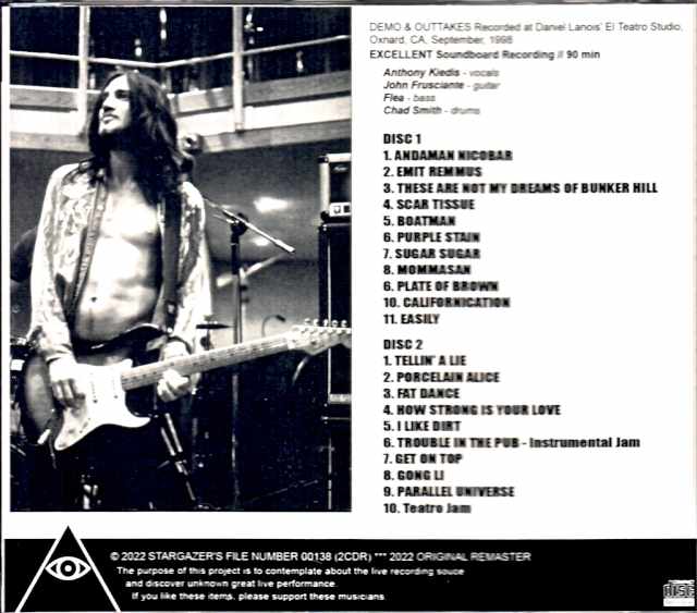 Red Hot Chili Peppers/CA,1998 Demo & Outtakes