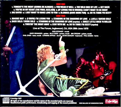 Rod Stewart Rod Stewart/CA,USA 1979 Mike Millard 1st Generation Tapes