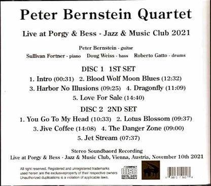 Peter Berstein Quartet Peter Bernstein/Austria 2021
