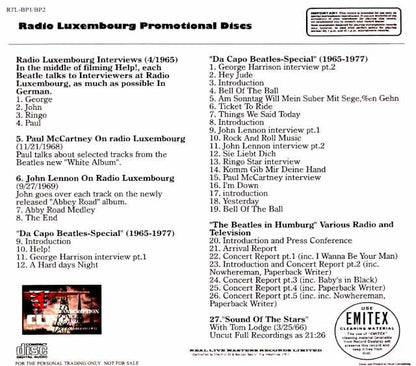 Beatles Radio Luxembourg Promotional 1965 -1977