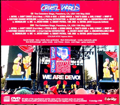 Devo/CA,USA 2022 2Days S & V