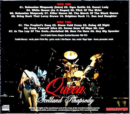 Queen/Scotland,UK 1975