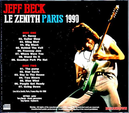 Jeff Beck/France 1990 Complete