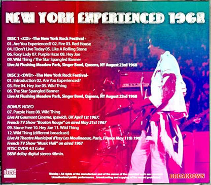 Jimi Hendrix/NY,USA 1968 S & V & more