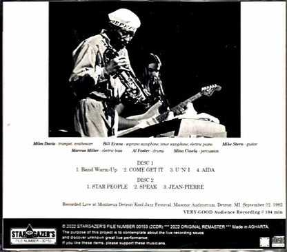 Miles Davis Bill Evans, Mike Stern, Marcus Miller Miles Davis Bill Evans/MI, USA 1982 Upgrade
