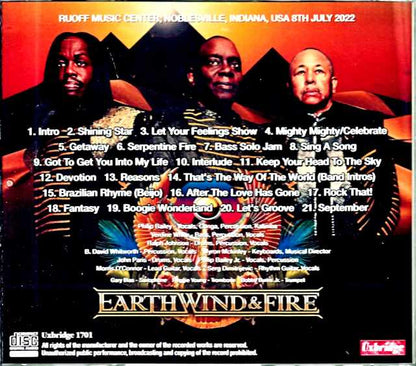 EW & F Warth,Wind & Fire Earth, Wind & Fire/IN,USA 2022