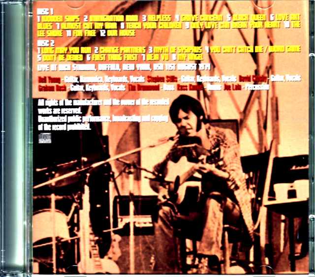 CSN & Y Crosby, Stills, Nash & Young Crosby, Stills, Nash & Young/NY, USA 1974
