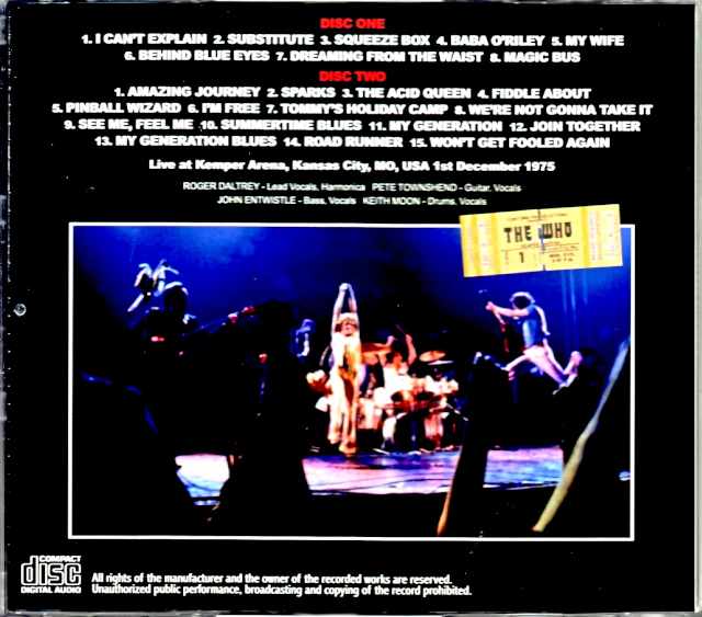 Who,The Who/MO,USA 1975 Upgrade