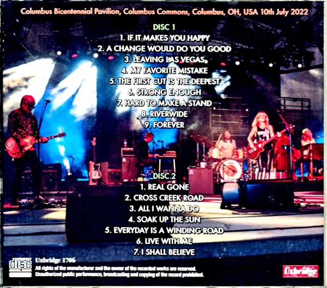 Sheryl Crow/OH,USA 2022