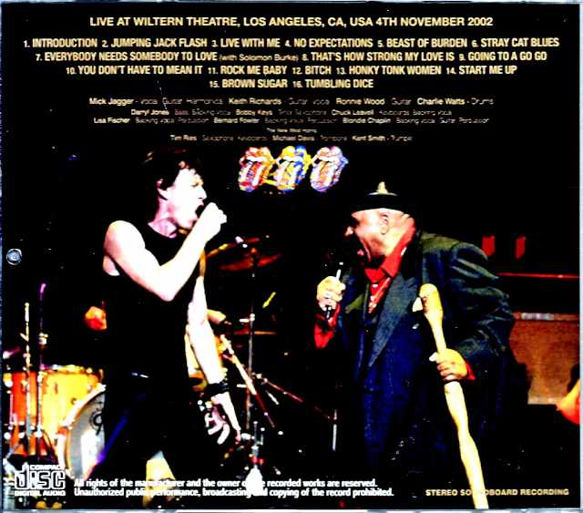 Rolling Stones/CA,USA 11.4.2002 Complete