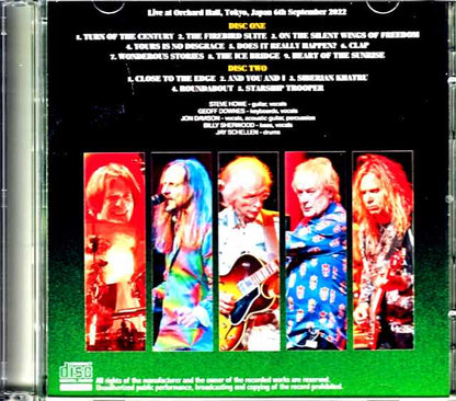 Yes/Tokyo,Japan 9.6.2022 Complete Another REC Edition