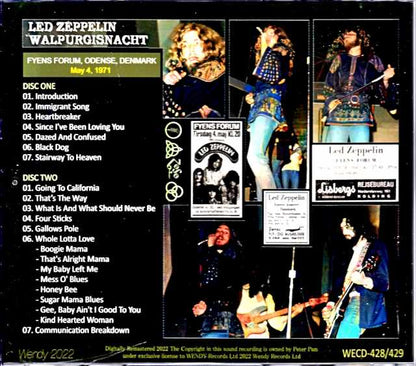 Led Zeppelin/Walpurgis Night 1971 Denmark 1971