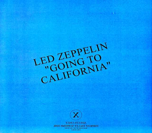 Led Zeppelin/Going to California JRK Remaster CA,USA 9.14.1971