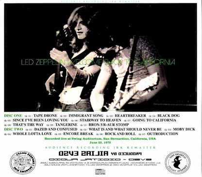 Led Zeppelin/CA,USA 6.18.1972 Audience Recording JRK Remix