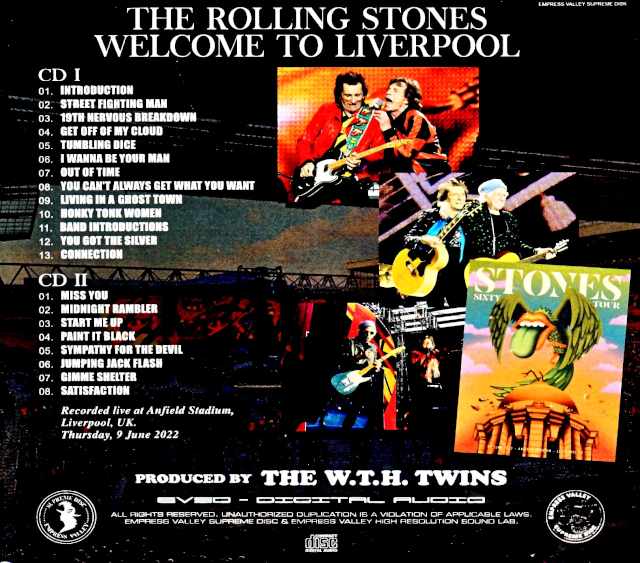 Rolling Stones/Welcome to Liverpool England, UK 2022 Complete