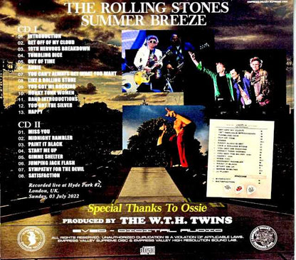 Rolling Stones/Early Summer Hyde Park London, UK 7.3.2022 Complete