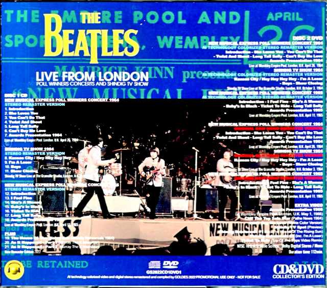 Beatles The Beatles / Poll Winners Concerts 1964 & 1965 Remastered in color using the latest AI technology - Complete edition Poll Winners Concerts & more