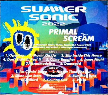 Primal Scream / Chiba, Japan 8.21.2022 Complete 24bit Digital Remastered Edition