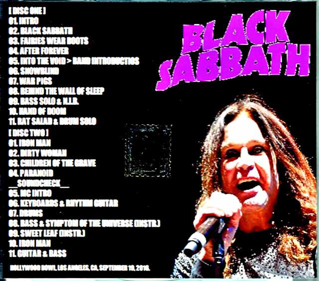 Black Sabbath/CA,USA 2016 Complete & Rehearsals