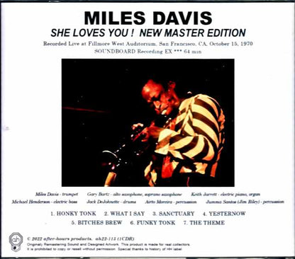 Miles Davis Keith Jarrett Miles Davis Keith Jarrett/CA,USA 10.15.1970 New Master Edition