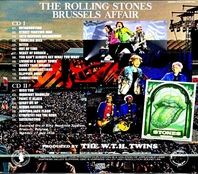 Rolling Stones/Belgium 2022 MK-4 Original Recording Master