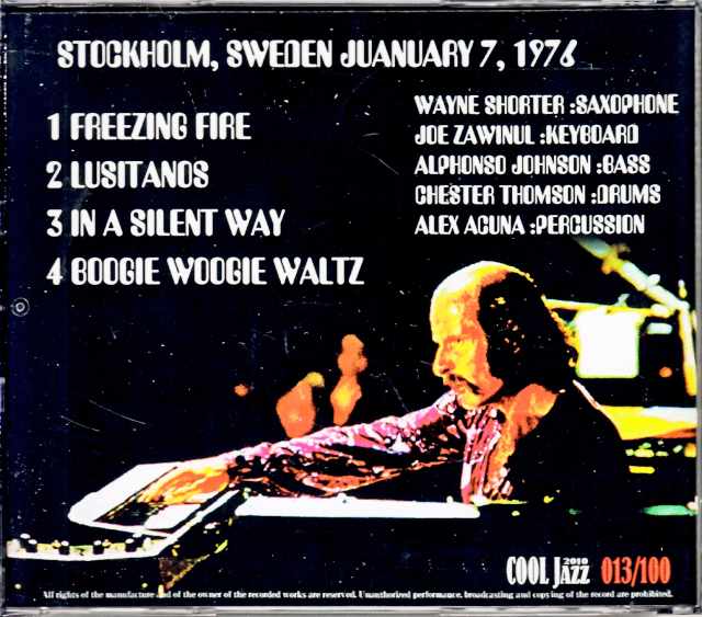 Weather Report/Sweden 1976