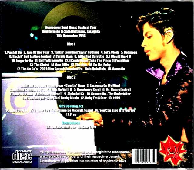 Prince/Spain 1998 & more