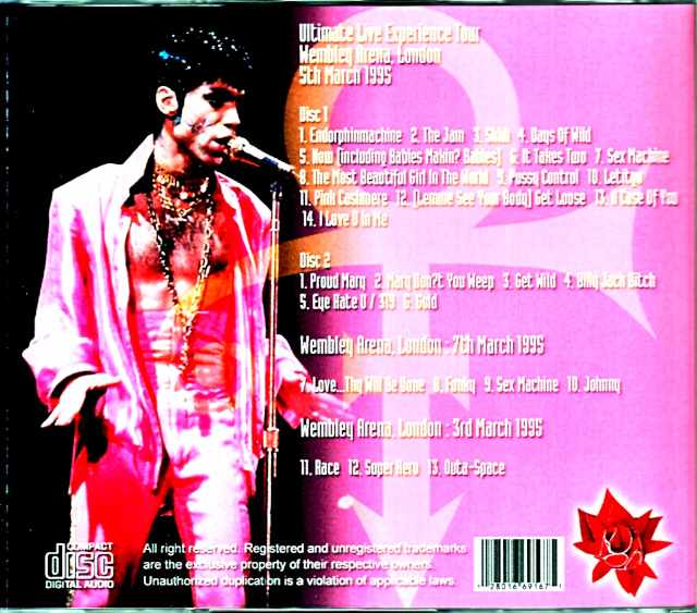 Prince/London,UK 3.5.1995 Complete