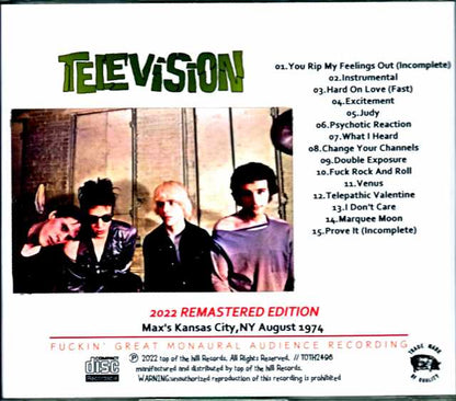 Television/NY,USA 1974 Remastered Edition