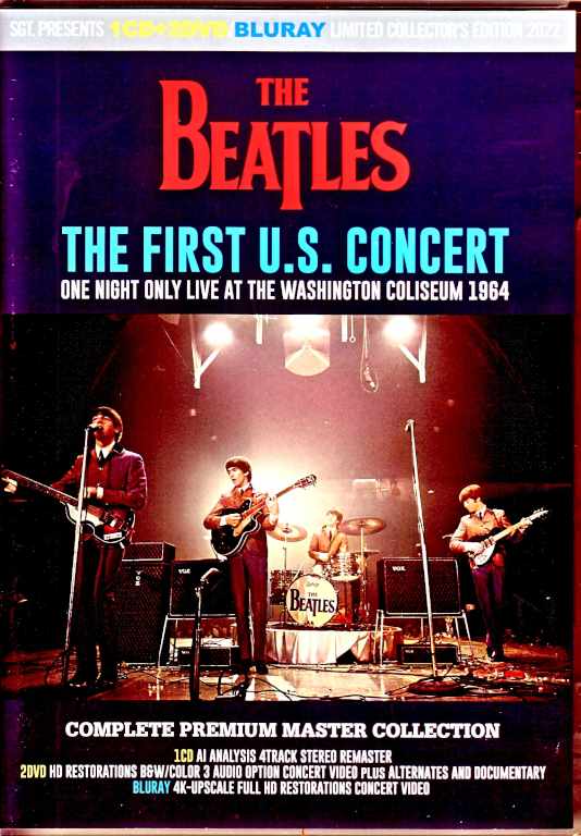 Beatles / First U.S. Concert The Washington Coliseum 1964 First U.S. Concert 1964 Complete Premium Master Collection