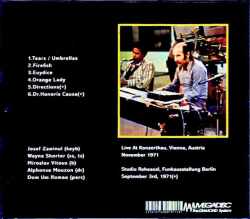 Weather Report/Germany 1971 & more