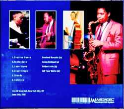 Branford Marsalis Quartet Branford Marsalis/NY,USA 1987
