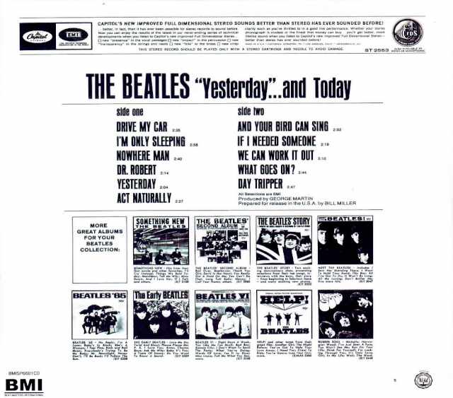 Beatles Yesterday...and Today U.S. Album Collection Original Stereo Album Edition